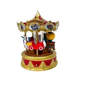 Hallmark Keepsake Christmas Carnival Toyland Traveler Carousel Ornament‎ w/Music